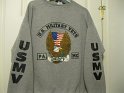 Patch Crew Sweatshirt Gray